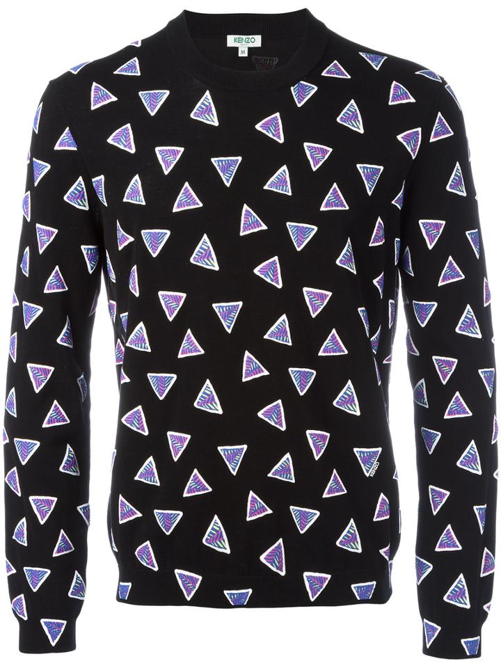 Kenzo Bermudas Sweatshirt, Men's, Size: Large, Black, Cotton