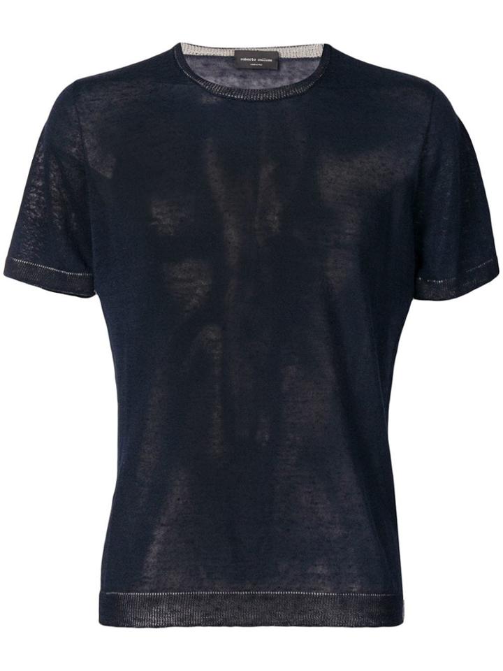Roberto Collina Classic Short-sleeve T-shirt - Blue