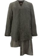 Uma Wang Asymmetric Lightweight Jacket - Grey