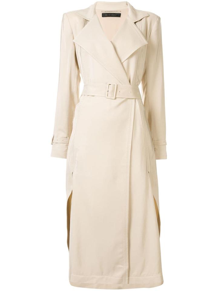 Roland Mouret Elbury Twill Coat - Brown