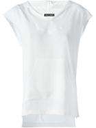 Baja East Cap Sleeve Hooded Top