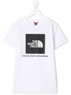 The North Face Kids Crew Neck Logo T-shirt - White