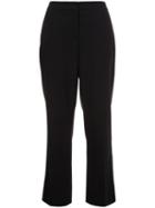 Grey Jason Wu Straight-leg Trousers, Women's, Size: 2, Black, Wool