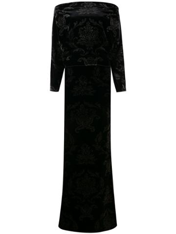 Le Petite Robe Di Chiara Boni Velvet Maxi Dress - Black