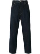 Société Anonyme - Denim 'staprest' Trousers - Unisex - Cotton - Xl, Blue, Cotton