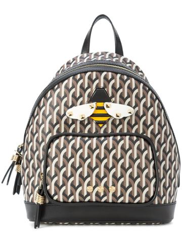 Dell' Est Bee Applique Geometric Backpack - Grey
