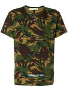 Off-white Camouflage T-shirt - Green