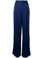 Marni Flared High Waisted Trousers - Blue