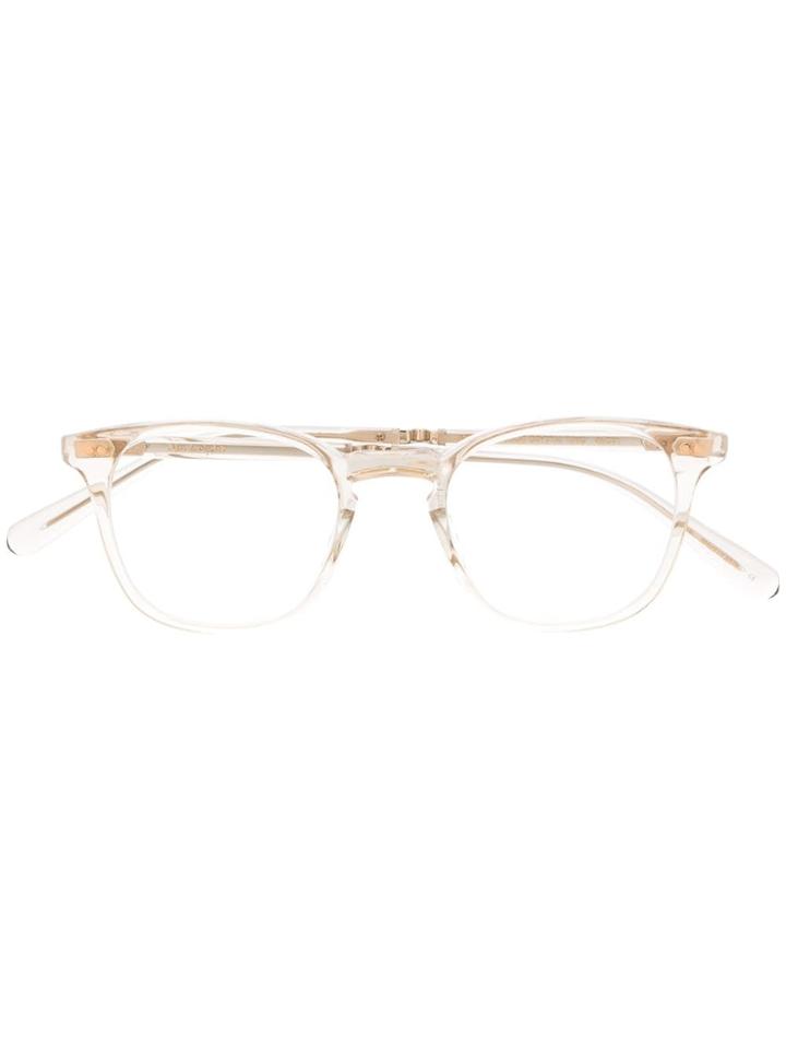 Garrett Leight Square-frame Prescription Glasses - Neutrals