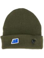 Ader Error Logo Beanie - Brown