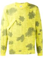 Cp Company Abstract-print Relaxed-fit Sweatshirt - Yellow