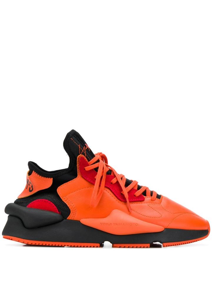 Y-3 Kaiwa Icon Low Top Sneakers - Orange