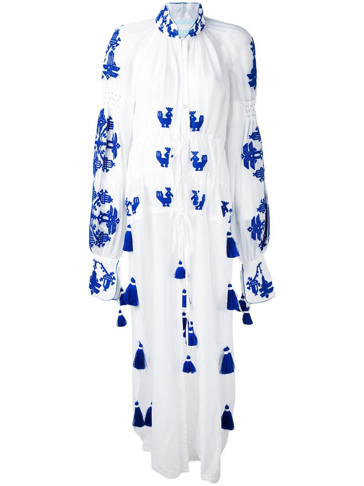 'chestnut' Tunic Dress - Women - Cotton - M, White, Cotton, Yuliya Magdych