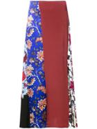 Tory Burch Floral Print Maxi Skirt - Multicolour