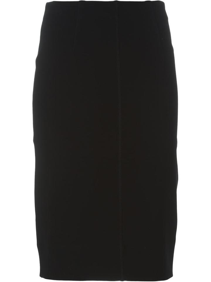 By Malene Birger Midi Pencil Skirt, Women's, Size: M, Black, Polyester/spandex/elastane/polyamide