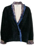 Forte Forte Fringed Edge Jacket - Blue