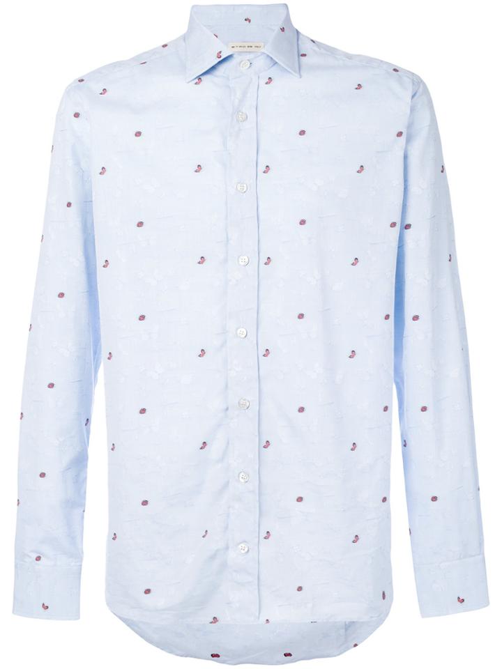 Etro Butterfly And Ladybird Embroidered Shirt - Unavailable