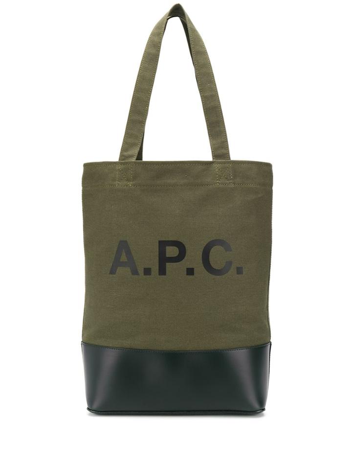 A.p.c. Military Tote Bag - Green