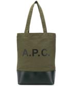 A.p.c. Military Tote Bag - Green