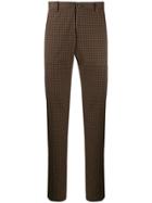 Etro Baroque Print Slim Trousers - Brown