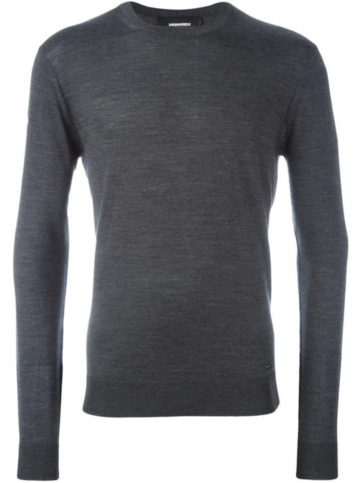 Dsquared2 Pullover Jumper, Men's, Size: Xl, Grey, Wool