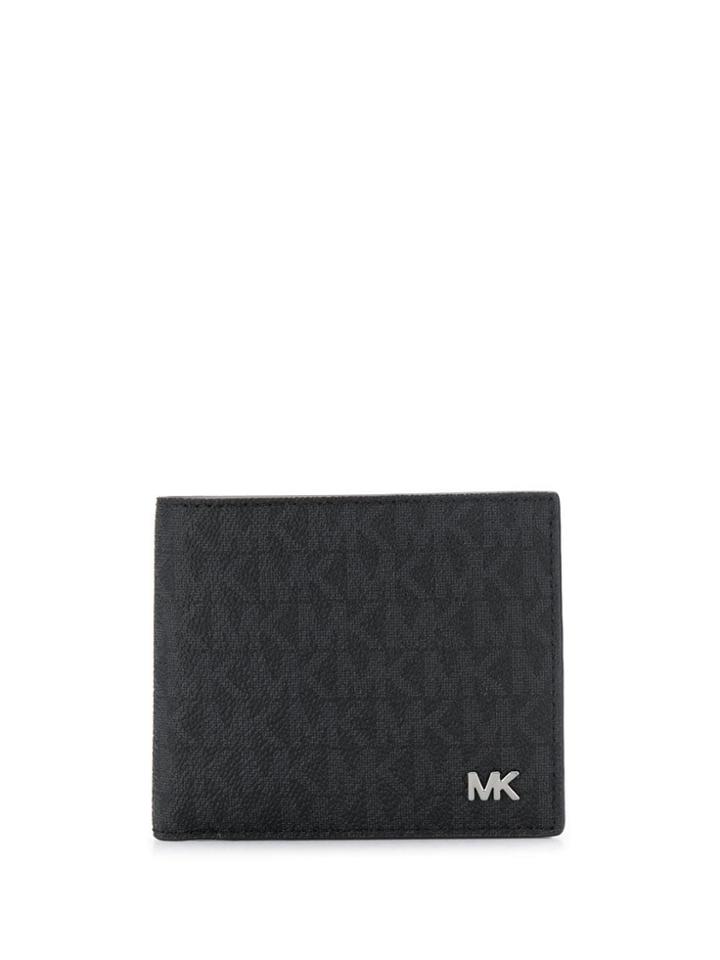 Michael Michael Kors Logo Print Wallet - Black