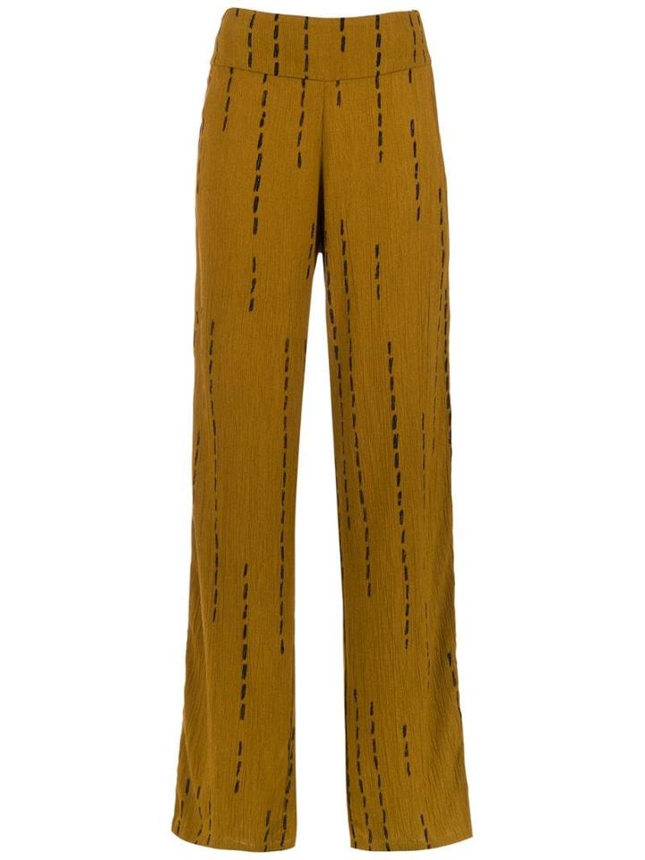 Uma Raquel Davidowicz Sugar Palazzo Pants - Yellow