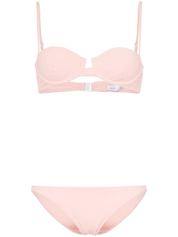 Onia Pink Dalia Ashley Balconette Bikini