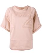 No21 - Oversized Sweatshirt - Women - Cotton - 42, Pink/purple, Cotton