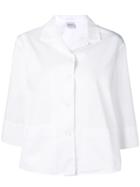 Aspesi Cropped Shirt Jacket - White