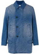 Maison Margiela Denim Sports Jacket, Men's, Size: 48, Blue, Cotton/polyamide