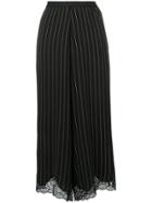 Antonio Marras Pinstripe Full Skirt - Black
