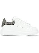 Alexander Mcqueen Embellished Oversized Sole Sneakers - White