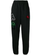 Aries - Multi-patches Sweatpants - Women - Cotton/polyester - 1, Women's, Black, Cotton/polyester