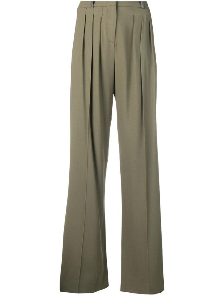 Fabiana Filippi High Rise Wide Leg Trousers - Green