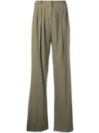 Fabiana Filippi High Rise Wide Leg Trousers - Green