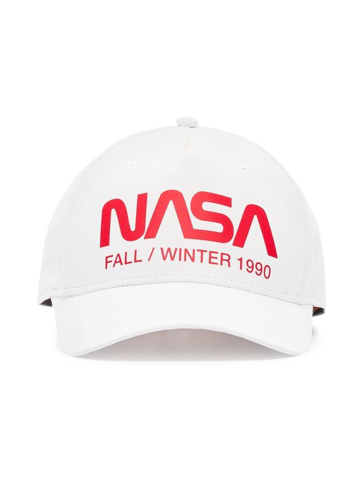Heron Preston White And Red X Nasa Reflective Cap
