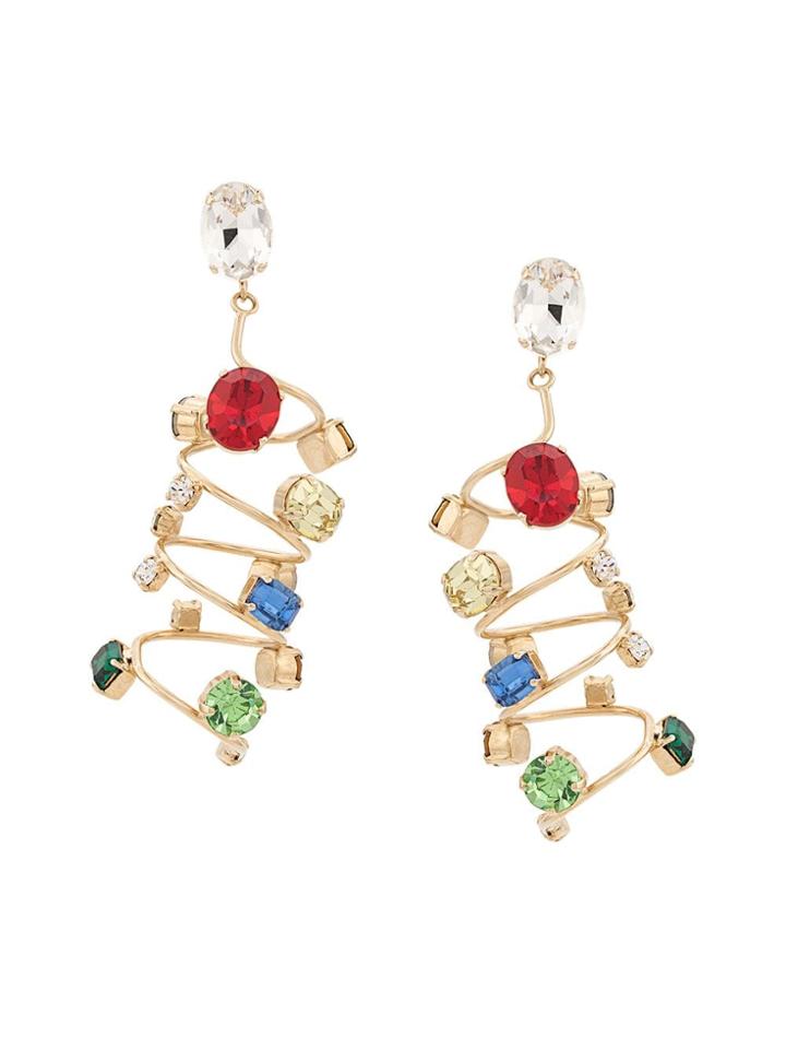 Rosantica Helix Drop Earrings - Gold
