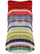 Missoni Striped Pleated Top - Multicolour