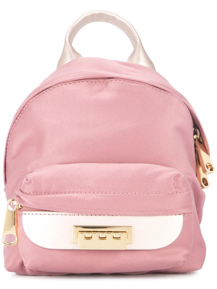 Zac Zac Posen Eartha Micro Chain Backpack - Pink & Purple