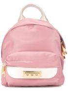 Zac Zac Posen Eartha Micro Chain Backpack - Pink & Purple