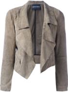 Emporio Armani Open Front Cropped Jacket