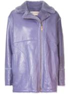 Emilio Pucci Off-centre Zipped Jacket - Purple