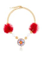 Dolce & Gabbana Decorative Necklace, Women's, Metallic