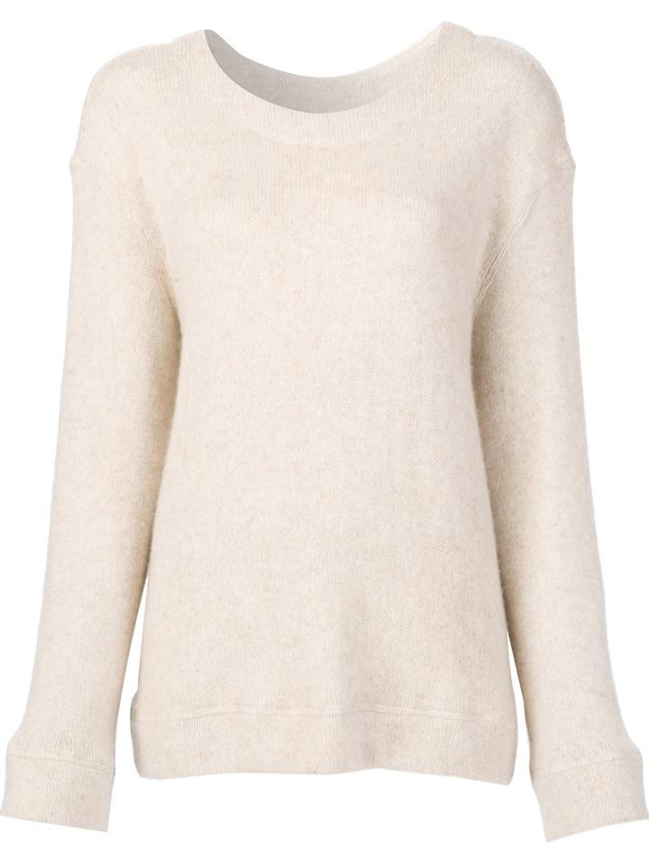 The Elder Statesman 'davide ' Jumper, Women's, Size: Xs, White, Cashmere