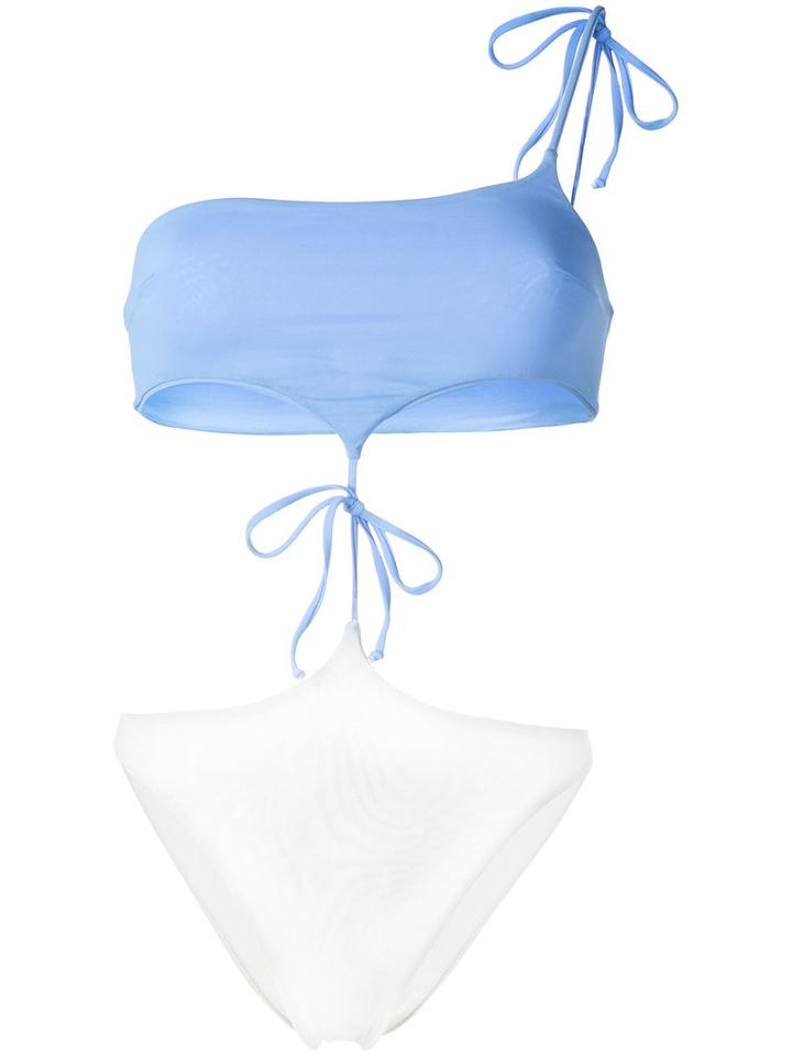Sian Swimwear - Naima Swimsuit - Women - Polyamide/spandex/elastane - L, Blue, Polyamide/spandex/elastane