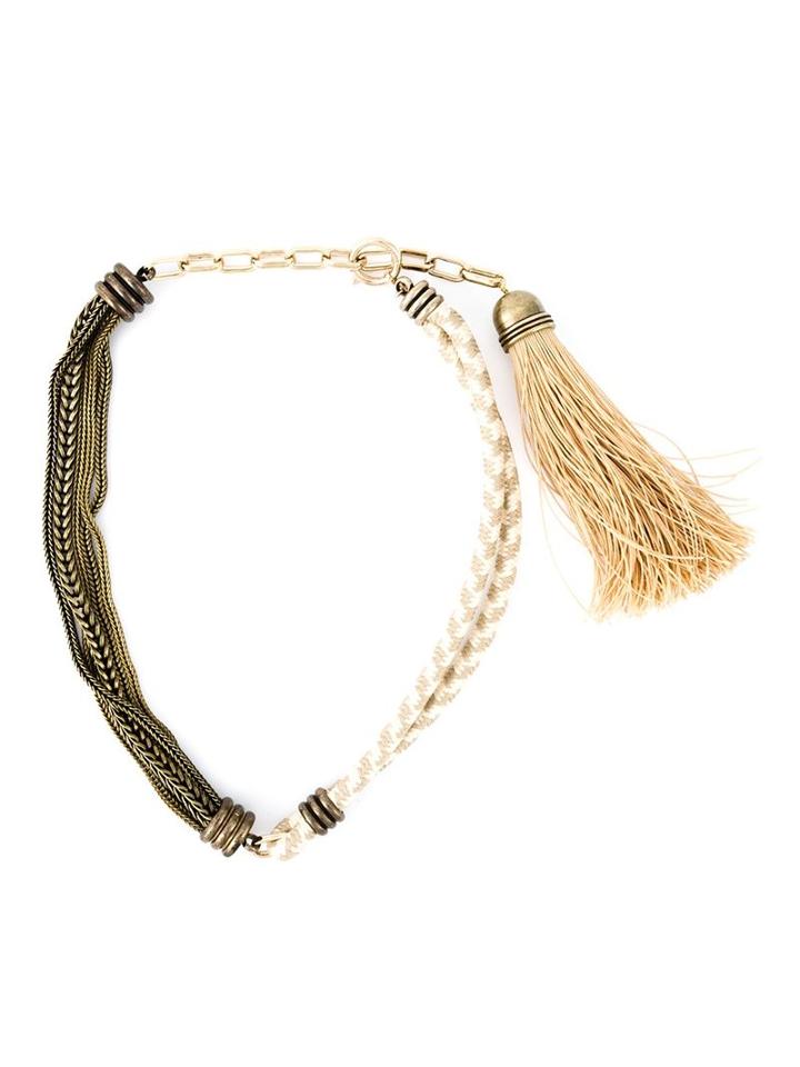 Lanvin Rope And Chain Necklace