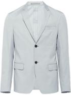 Prada Single-breasted Blazer Jacket - Grey