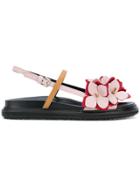 Marni Fusbett Sandals - Pink & Purple