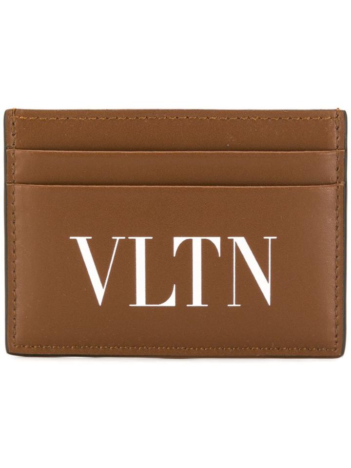 Valentino Valentino Garavani Small Vltn Card Holder - Brown